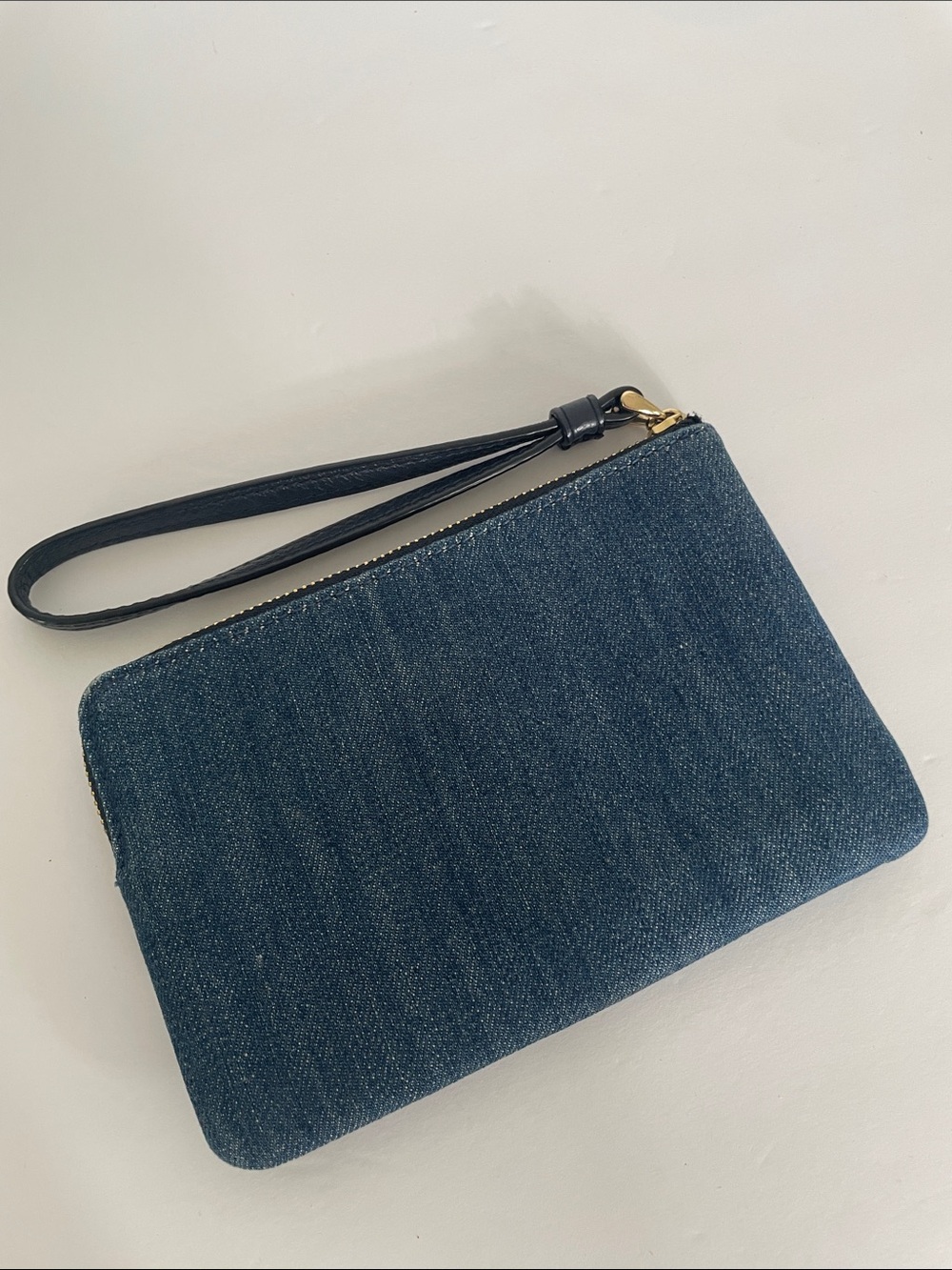 Coach Denim Wristlet - Picture 4 of 9